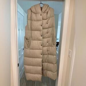 Peserico long quilted vest